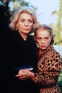 Lauren Bacall and Jeanne Moreau