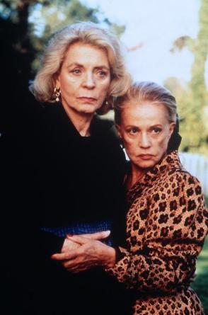 Lauren Bacall and Jeanne Moreau