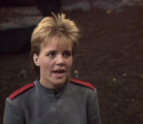 The rather appealing Lesley Dunlpp, as Norna