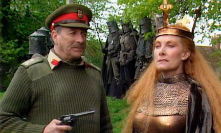 "Ware this man. He is steeped in blood"